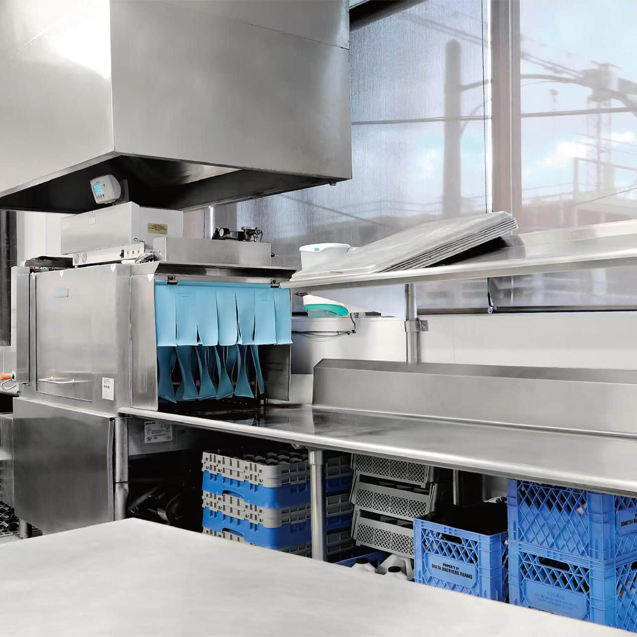 Restaurant stainless steel kitchen cabinets