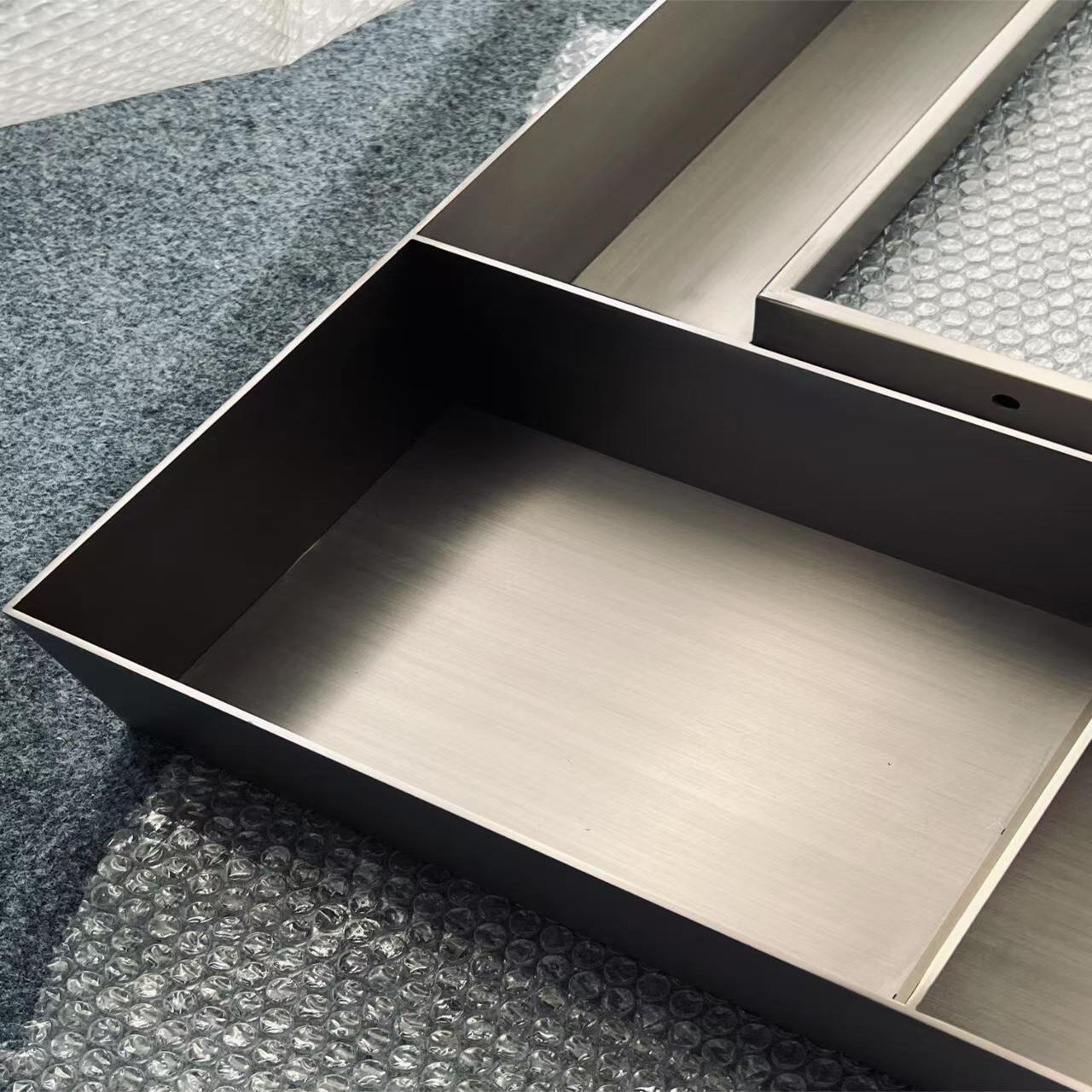 Medicine Cabinet with Mirror in Stainless Steel
