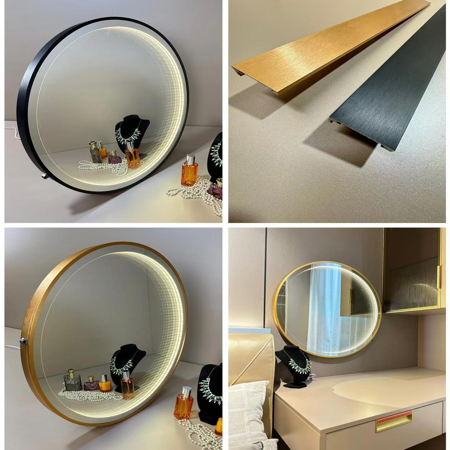 Bathroom Mirror Stainless Steel Frame