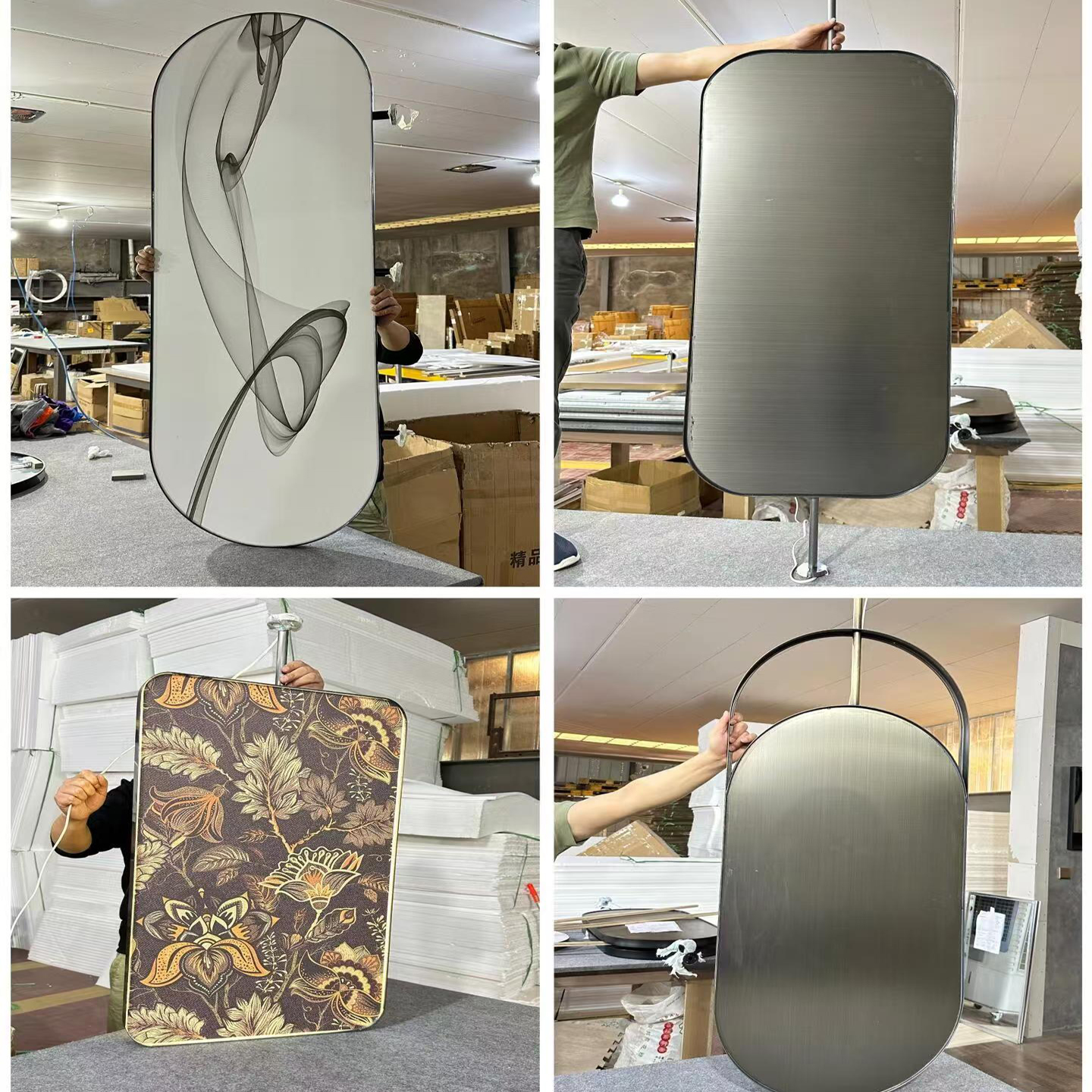 Bathroom Mirror Stainless Steel Frame
