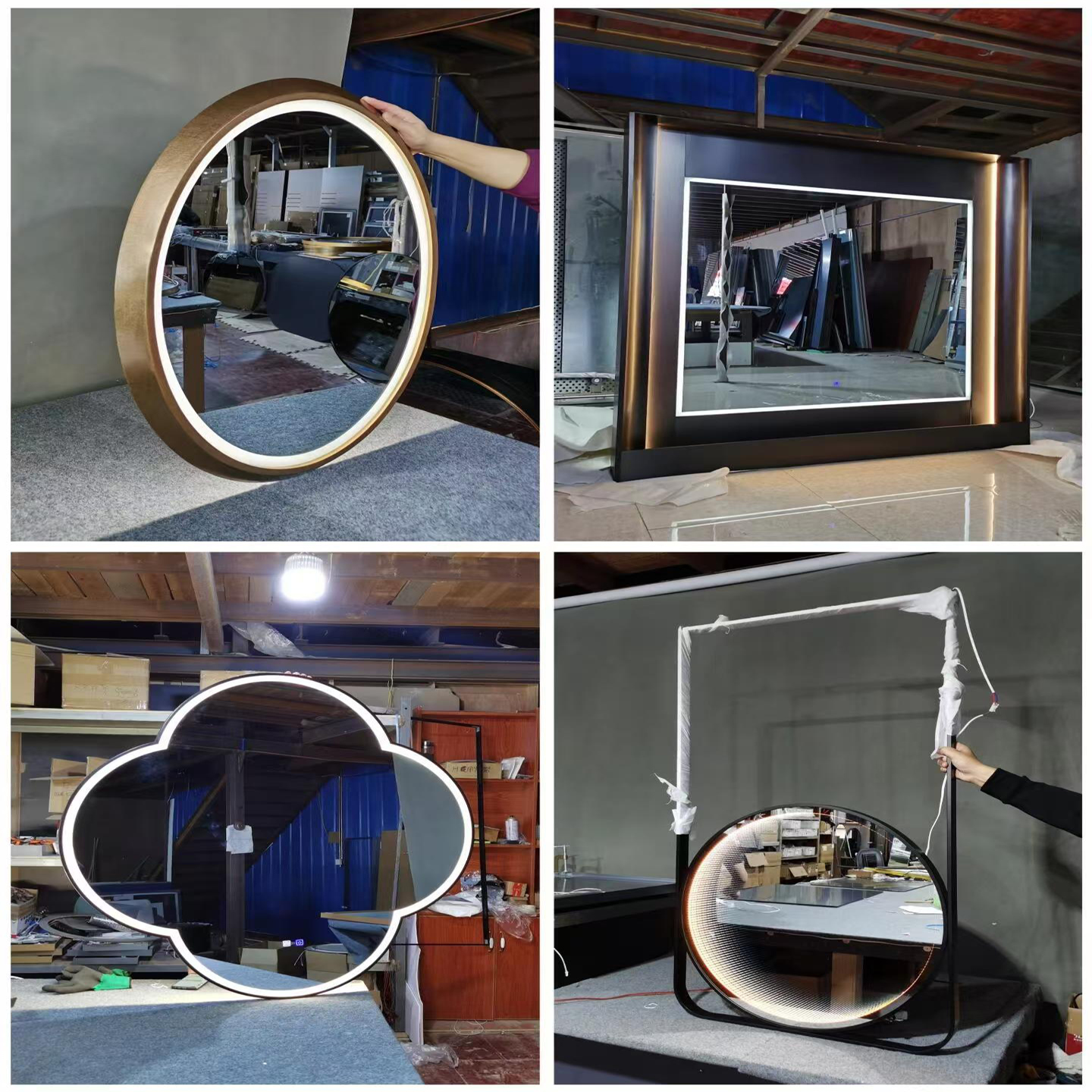 Bathroom Mirror Stainless Steel Frame
