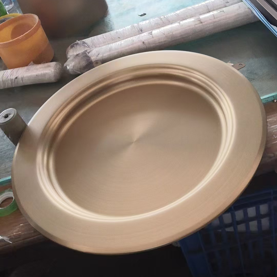 Bronze Metal Tray for Table