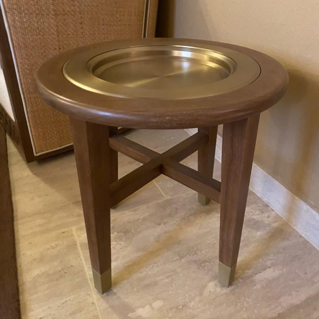 Bronze Metal Tray for Table